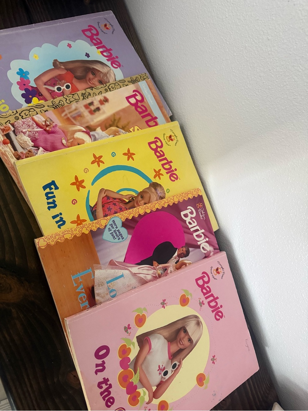 Vintage 1990s Barbie Coloring Books Bundle - Lot of 5